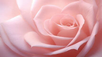delicate pastel rose