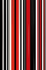 Vertical Red Black White Stripes Abstract Background