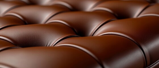 Obraz premium Rich Brown Chocolate Bar Texture Closeup Detail