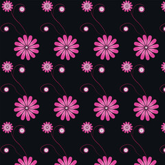 seamless pattern with flowers design