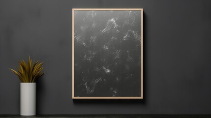 sophisticated canvas wall decor mockup