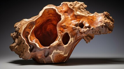 Fototapeta premium sculpture burl wood texture