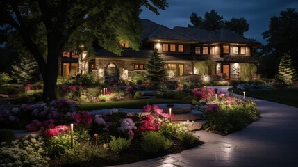 garden outdoor lighting home