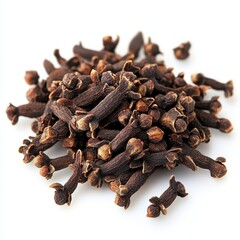 Obraz premium Aromatic Cloves Spice Pile, Close-up.