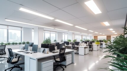 sleek led lights office