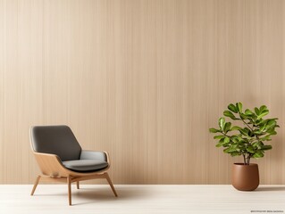 Fototapeta premium Elegant Neutral Design for Modern Interiors with Minimalist Appeal