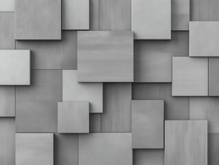 Monochrome Geometric Shapes in Simple Design for Modern Aesthetics