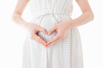 妊娠した若い女性