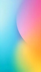 Generative AI Abstract Gradient Background with Pastel Rainbow Colors