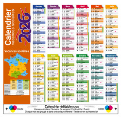 Calendrier 2026 - 06