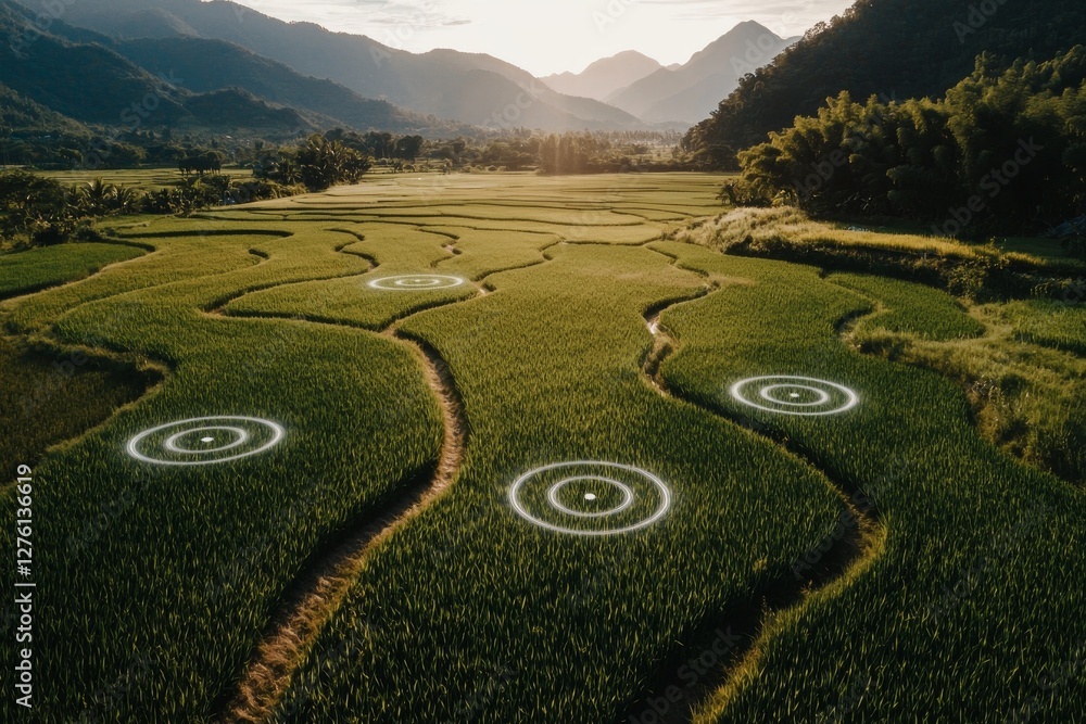 Poster the farmer utilizes data and augmented mixed virtual reality to integrate stock and combine deep mac