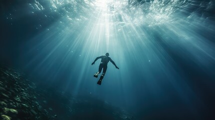 oxygen man under water danger