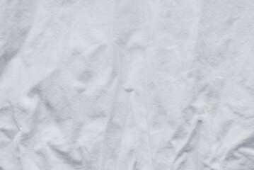 Linen fabric texture, white wrinkled canvas cloth texture as background