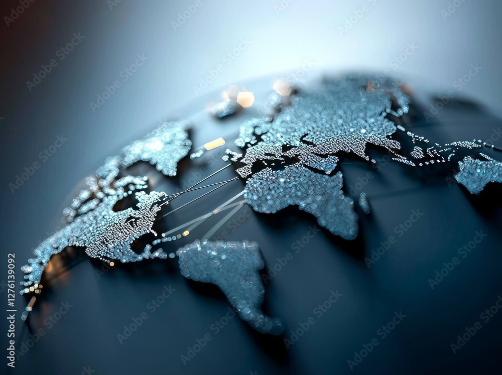Poster the best internet concept from a series of global business concepts
