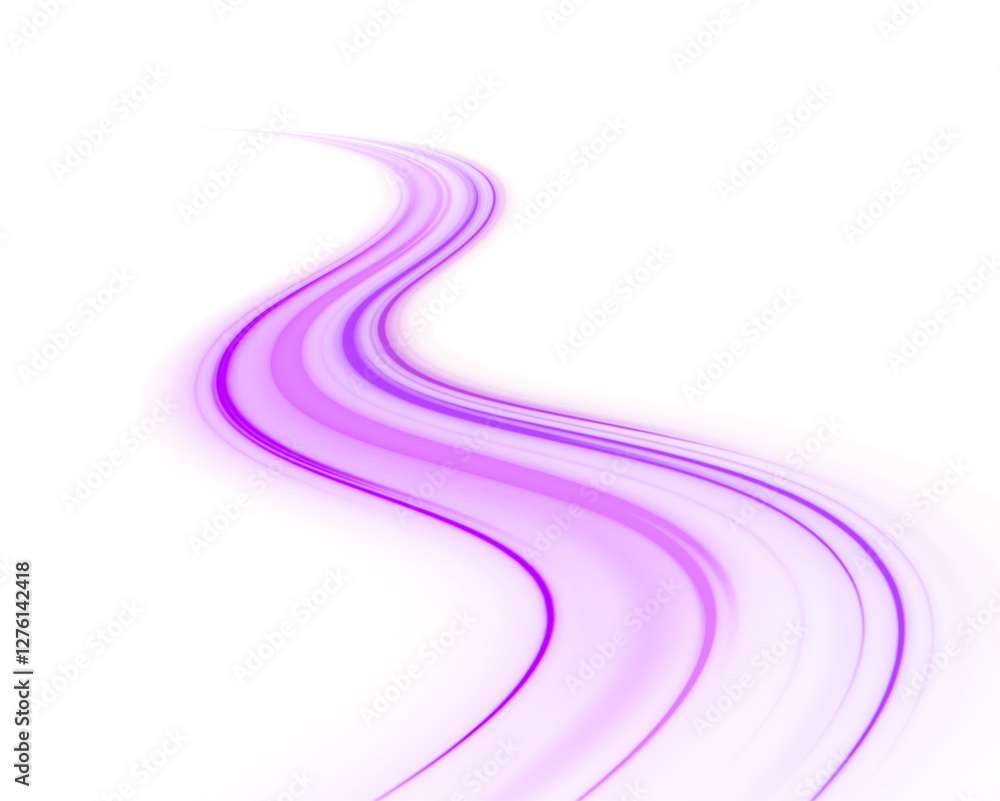 Aufkleber luminous green neon waves png. colored shiny sparks of spiral wave. abstract vector fire circles, sp