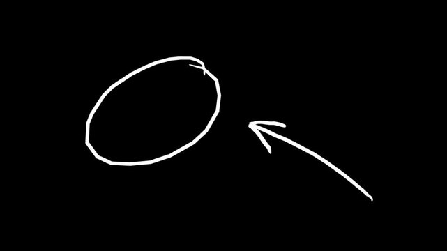 Creative hand-drawn scribble effect animations with alpha channel. Add a unique touch to your projects