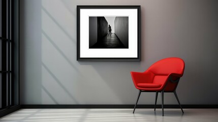 contemporary black chair