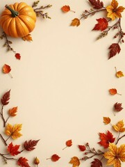 autumn leaves border