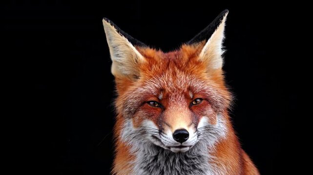 Red Fox Close-up 4K