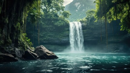 Fototapeta premium crashing water isolated