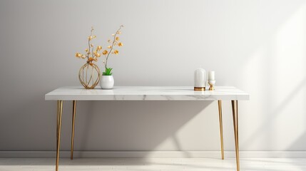 modern table mock