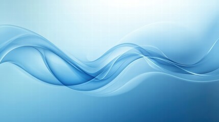 Fototapeta premium abstract blue wave background