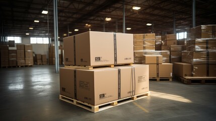 logistics shipment box