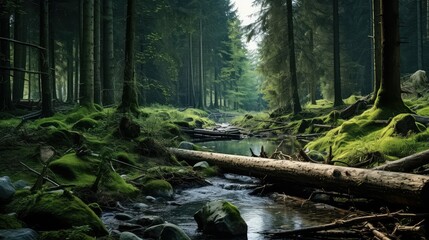 harvesting cutting trees
