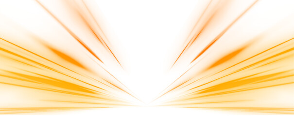Abstract neon rays of light on a transparent background in PNG format. Yellow magic spirals with sparkles. Golden glowing shiny spiral lines effect.	