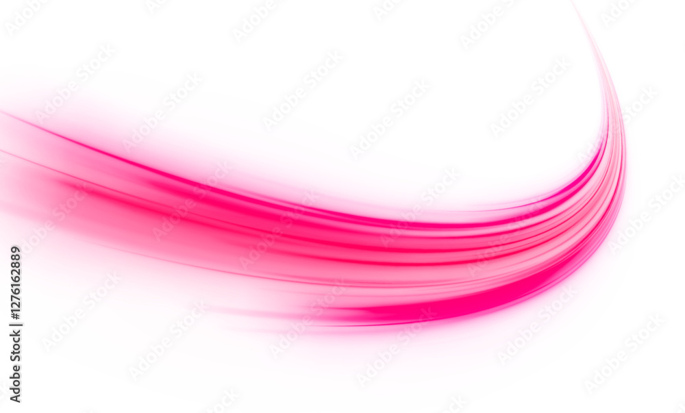 Aufkleber abstract technology background with red neon light. dynamic motion stripes and glowing fire trails. 