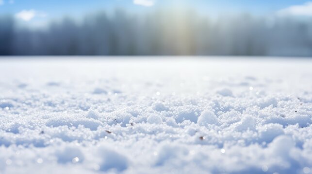 pristine snow texture