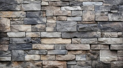 Obraz premium structure stone block wall