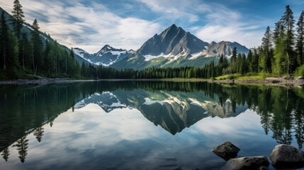 stillness water mirror