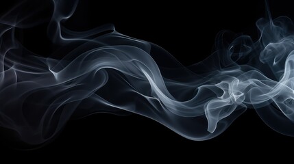 Naklejka premium energy black background with smoke