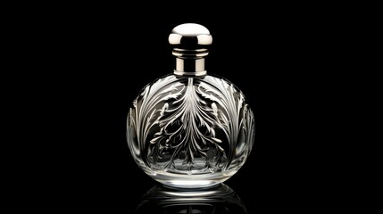 cap round perfume bottle