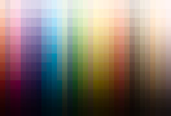 Vector Colorful Vertical Stripes Creating a Vibrant Abstract Mosaic Design with Gradients