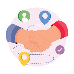 Customer Journey   Concepts Style illustrations. EPS 10 File stock illustration