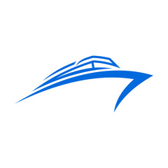 Cruise Vector Logo Design Template