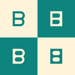 Initial Letter B Logo Design. B Logo Design. Creative And Modern B logo.
