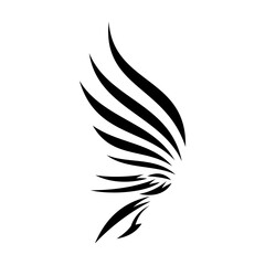 Wing Vector Logo Design Template