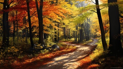 Fototapeta premium leaves fall leaf corner