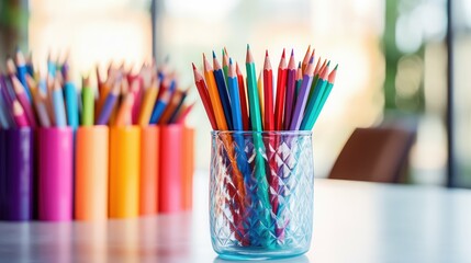 colorful stationery office