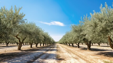Fototapeta premium orchard olive plant