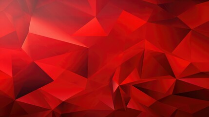 Fototapeta premium shapes red polygon background