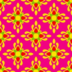 seamless pattern with flowers
