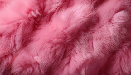 pink fur background texture creating soft and fluffy pattern