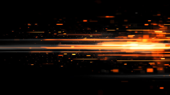 Futuristic Speed Motion Light Streaks – Cyber Technology, Data Flow, Digital Acceleration, AI branding, cyber network visuals, digital transformation concepts, high-speed data transmission discussions
