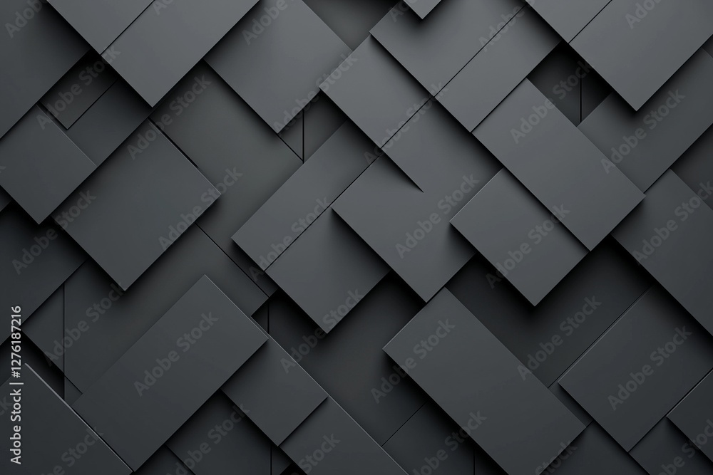 Poster dark deep black dynamic abstract vector background with diagonal lines, a gradient from light to dee