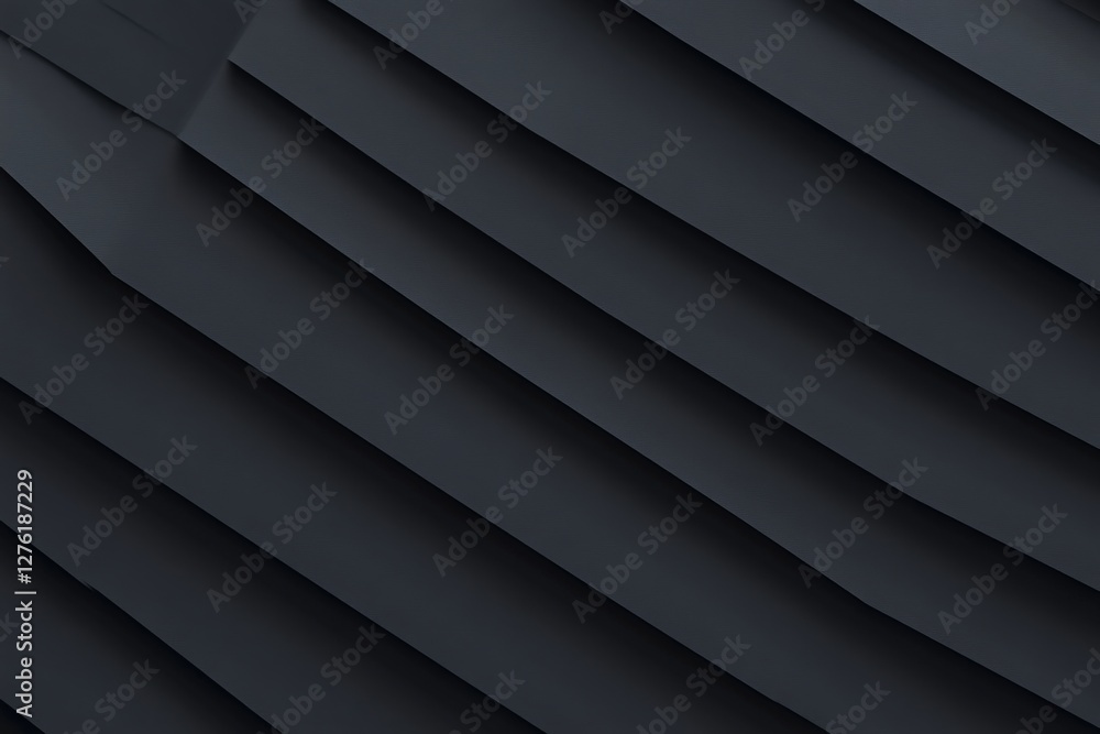 Poster dark deep black dynamic abstract vector background with diagonal lines, a gradient from light to dee