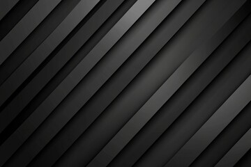 Dark deep black dynamic abstract vector background with diagonal lines, a gradient from light to deep black, and geometric shapes for an abstract design. Vector illustration style